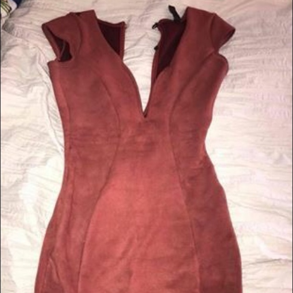 Tight red dress